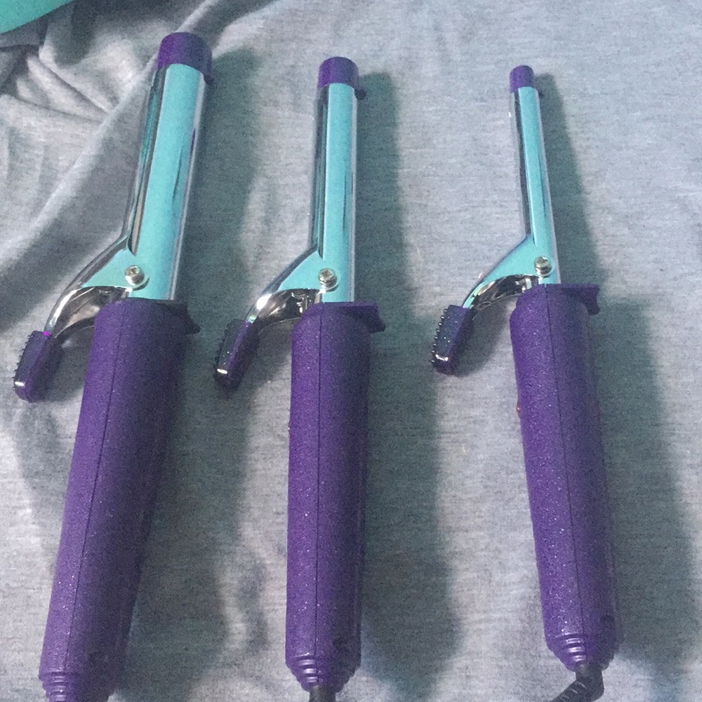 3 hair curlers